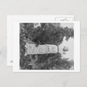 ワイルドビル・ヒコックの墓石の写真 ポストカード (正面/裏面)