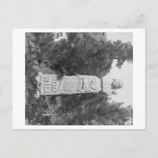 ワイルドビル・ヒコックの墓石の写真 ポストカード (正面)