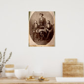 ワイルドビルHickok -テキサス州・ジャック – バッファロー・ビル ポスター (キッチン)