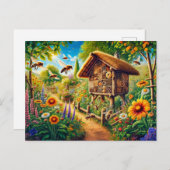 ワイルドビーズアットザ昆虫ホテル ポストカード (正面/裏面)