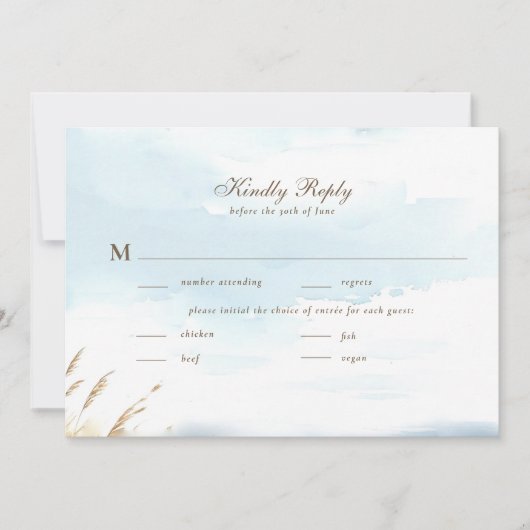 ワイルドビーチフェストライプンス結婚海ズミールRSVP (正面)