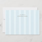 ワイルドビーチフェストライプンス結婚海ズミールRSVP (裏面)