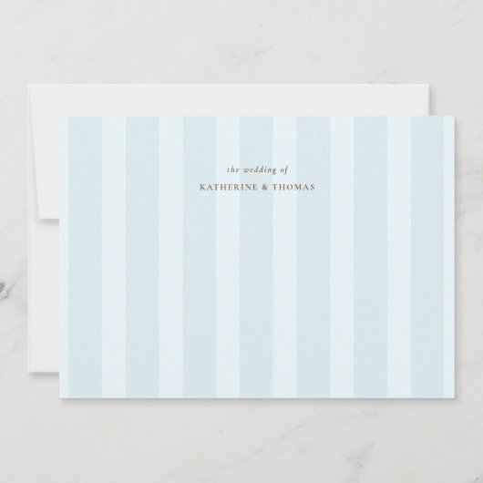 ワイルドビーチフェストライプンス結婚海ズミールRSVP (裏面)