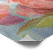 ワイルドピンクのバラ ポスター (角)