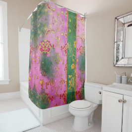 ワイルドピンクグランジダマスク – シャワーカーテン