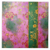 ワイルドピンクグランジダマスク – タイル (正面)