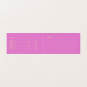 ワイルドピンクグランジダマスク – 名刺、価格タグ 名刺 (内部フラット)