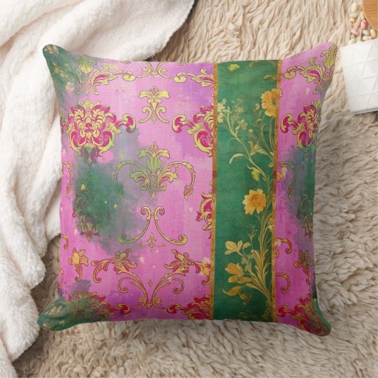 ワイルドピンクグランジダマスク – 枕 (ブランケット)