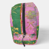 ワイルドピンクグリーングランジダマスク – トイレタリーバッグ ドップキット (右)