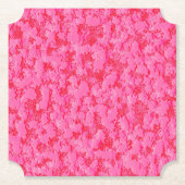 ワイルドピンク ペーパーコースター (正面)
