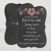 ワイルドピーチバラシャルボードブライダル 招待状 (正面/裏面)