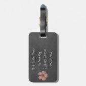 ワイルドピーチバラシャルボード ラゲッジタグ (裏面縦)