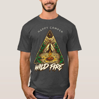 ワイルドファイアキャンプトライアングル少年 Tシャツ