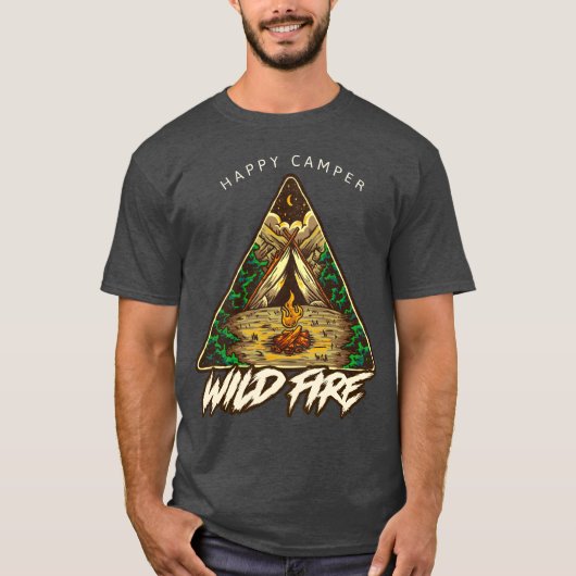 ワイルドファイアキャンプトライアングル少年 Tシャツ (正面)