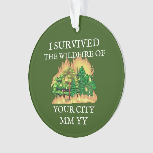 ワイルドファイア生き延びのカスタマイズ オーナメント (正面)