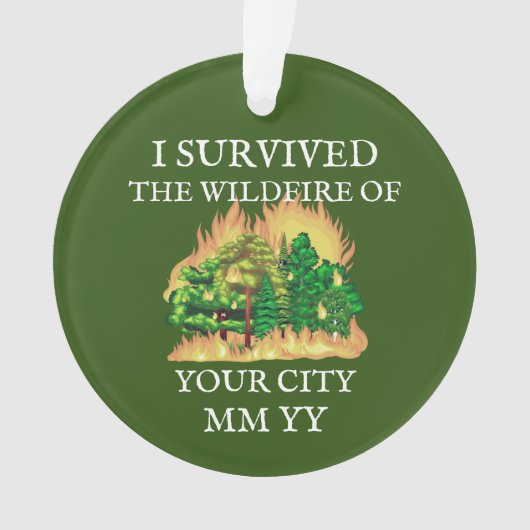 ワイルドファイア生き延びのカスタマイズ オーナメント (正面)