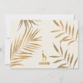 ワイルドファイブサファリ5thジェンダーニュートラル誕生日 招待状 (裏面)