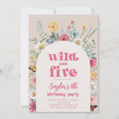 ワイルドファイブワイルドフラワー招待状 招待状 (正面)