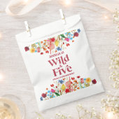 ワイルドファイブワイルドフラワー5th誕生日パーティー フェイバーバッグ (クリップ留めされた状態)
