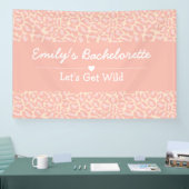 ワイルドファンシーチーター ピンク ブラコン パーティ 横断幕 (トレードショー)