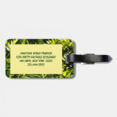 ワイルドファーン抽象芸術ラゲッジタグ ラゲッジタグ (裏面横)