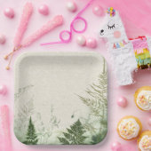 ワイルドファーン紙プレート ペーパープレート (パーティー)