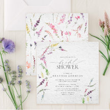 ワイルドフエレガントラワー水色フローラブライダルシャワー