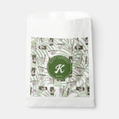 ワイルドフォレストのかわいいナマケモノ柄誕生日 フェイバーバッグ (正面)