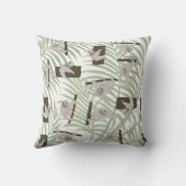 ワイルドフォレストのかわいいナマケモノ柄 クッション (裏面)