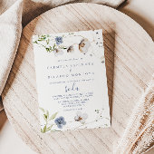 ワイルドフォレストスペインのフローラ結婚ズ 招待状