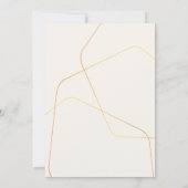 ワイルドフォレストファーンマッシュルームリーフ婚約パーティ 招待状 (裏面)