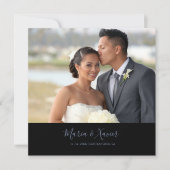 ワイルドフォレストフローラブスペインのロ結婚ック 招待状 (正面)