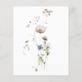 ワイルドフォレストフローラブライダルシャワーレシピカード (裏面)