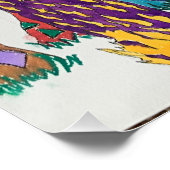 ワイルドフォレストプリント ポスター (コーナー)