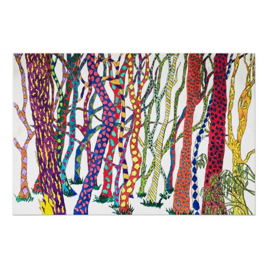 ワイルドフォレストプリント ポスター (正面)