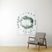 ワイルドフォレストマンスリーベイビー写真バックドロップ タペストリー (インサイチュ)