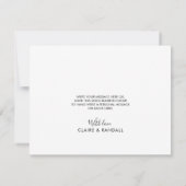 ワイルドフォレスト結婚フローラサンキューカード サンキューカード (裏面)