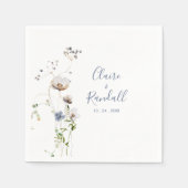 ワイルドフォレスト結婚フローラナプキン スタンダードカクテルナプキン (正面)