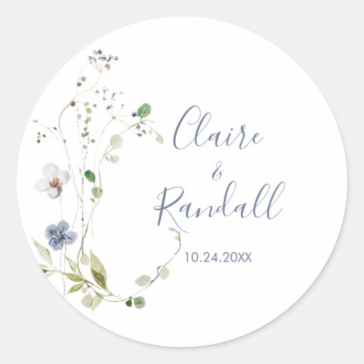 ワイルドフォレスト結婚フローラ ラウンドシール (正面)