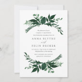 ワイルドフォレスト結婚式招待状 招待状 (正面)