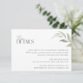 ワイルドフォレ結婚スト詳細カード 招待状 (スタンド正面)