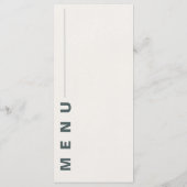 ワイルドフラワかわいらしー水彩フローラ結婚披露宴 メニュー (裏面)