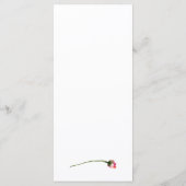 ワイルドフラワシンプルー3コースのメ結婚ニュー メニュー (裏面)