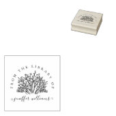 ワイルドフラワスタイリッシューカスタムズ図書室 ラバースタンプ (押印)