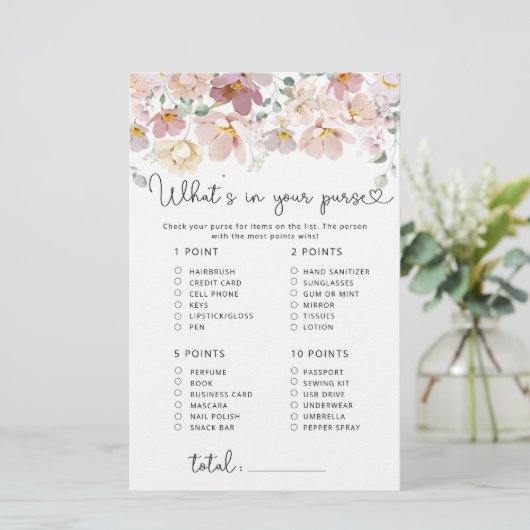 ワイルドフラワーあなたの財布のゲームの中にあるものを (スタンド正面)