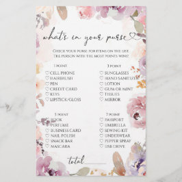 ワイルドフラワーあなたの財布のゲームの中にあるものを