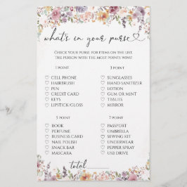 ワイルドフラワーあなたの財布のゲームの中にあるものを