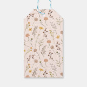 ワイルドフラワーありがとうベビーシャワー ギフトタグ (裏面)