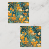 ワイルドフラワーありがとう、ノートカード – 内空白の部 ノートカード (正面/裏面)