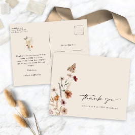 ワイルドフラワーありがとう ポストカード